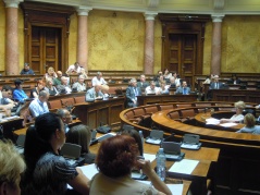 19 June 2013 Participants of the public hearing on the Bill on Social Entrepreneurship and Employment in Social Enterprises